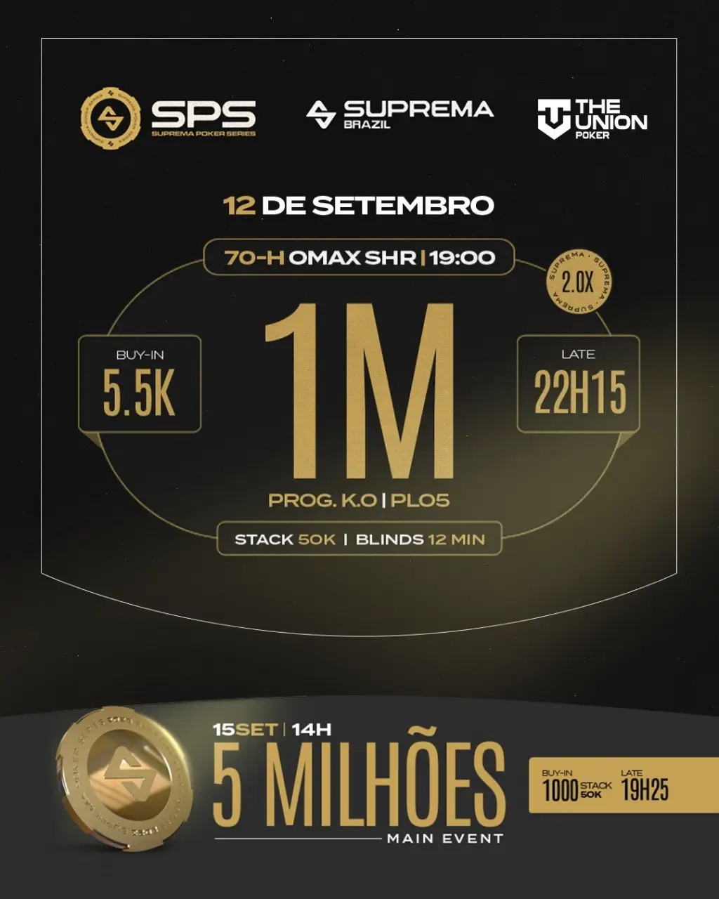 Torneio Suprema Poker Clube The Union